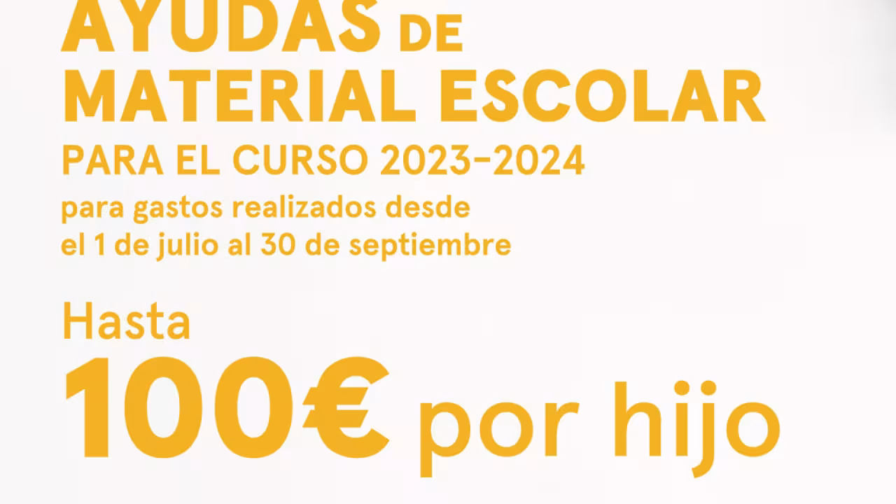 Ayudas material escolar