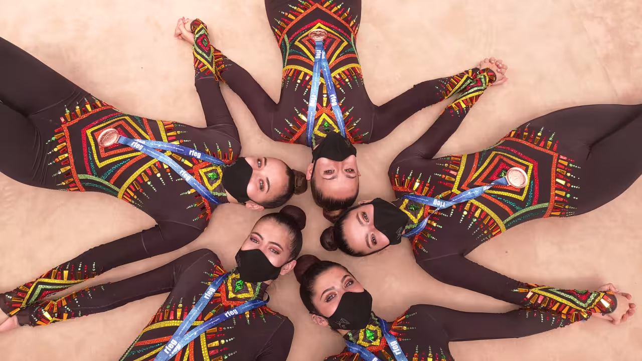 Exhibición de Gimnasia Rítmica en Pozuelo de Alarcón con motivo de la Semana Europea del Deporte