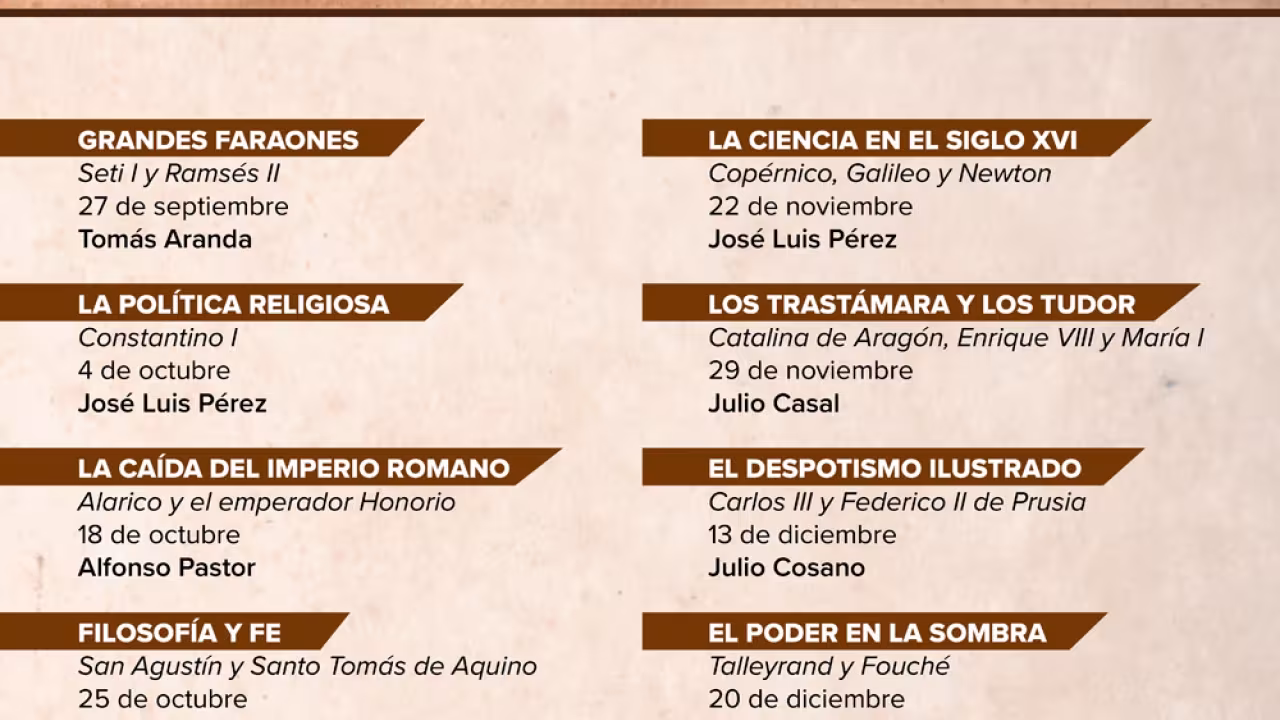 ciclo de conferencias