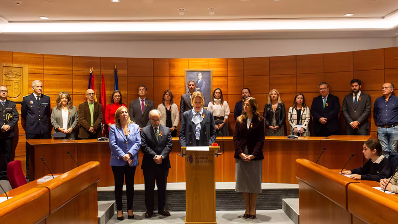 Lectura de la Constitución en el salón del Plenos del Ayuntamiento