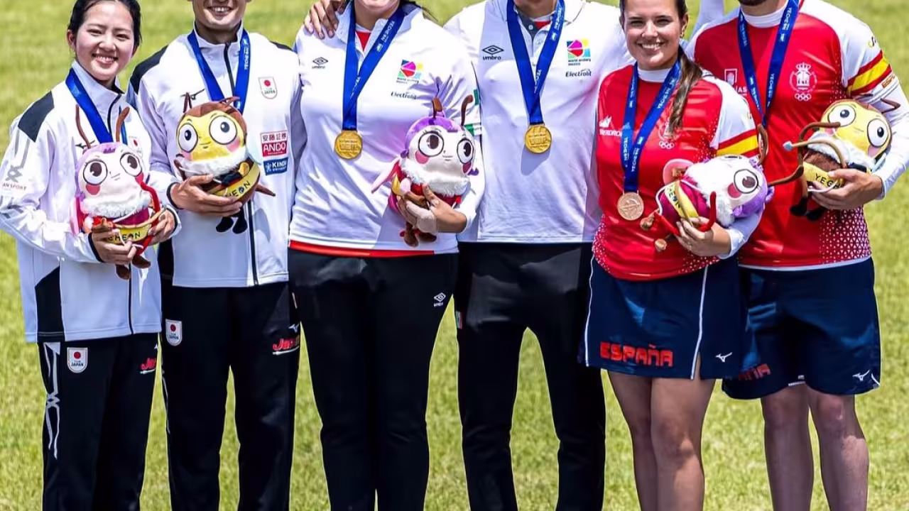 El arquero Andrés Temiño gana el bronce en la Copa del Mundo de Corea