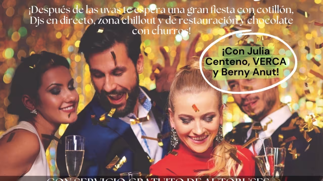 Cartel de la Fiesta de Nochevieja