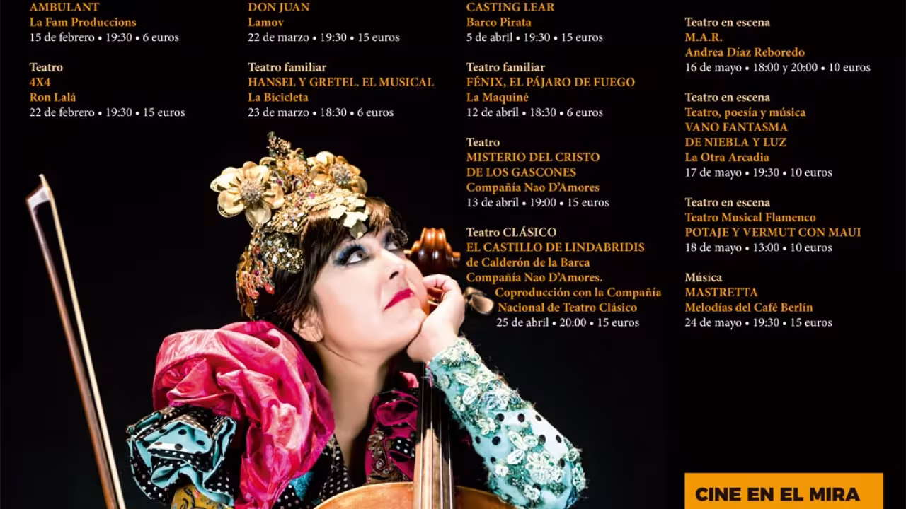 Programación Teatro MIRA 