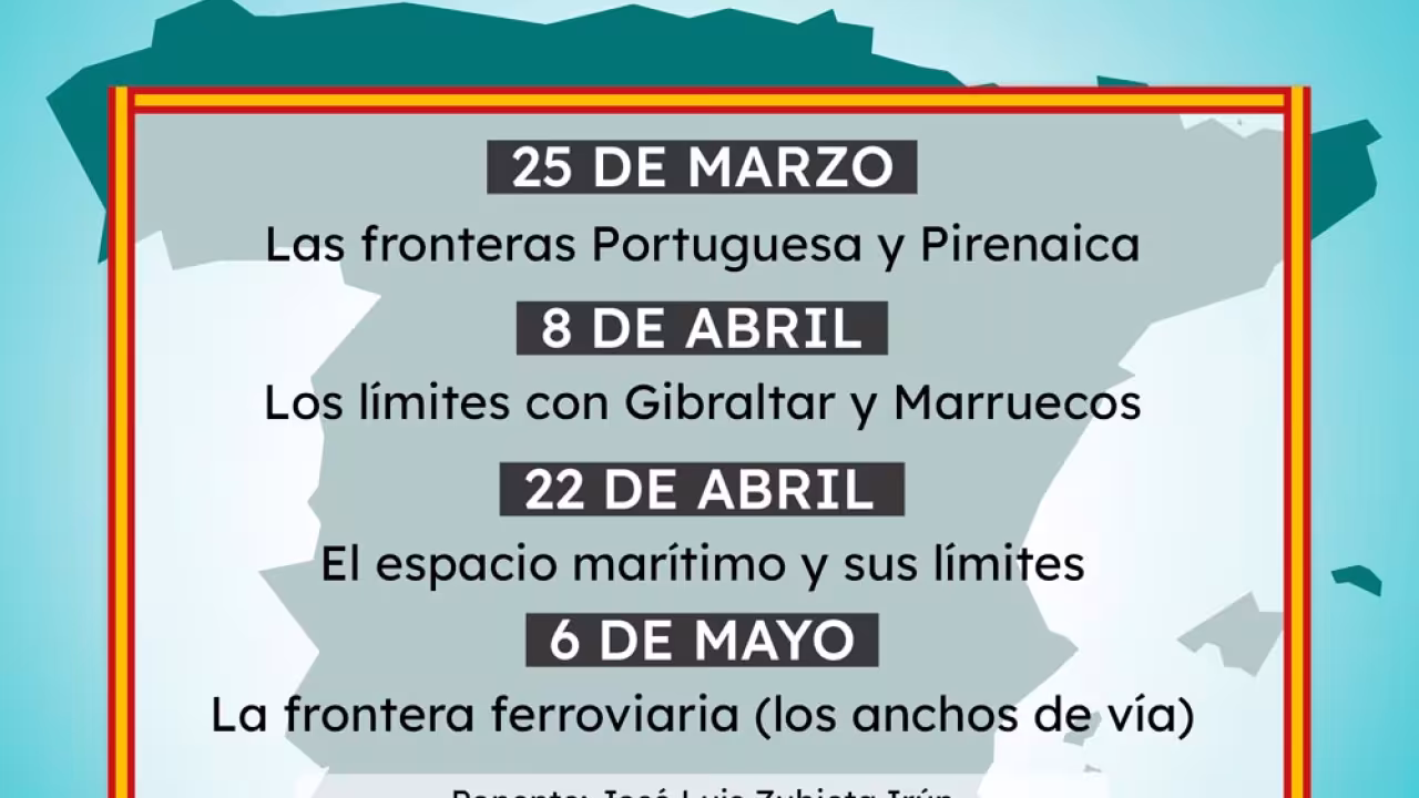 Ciclo de conferencias sobre las fronteras de España
