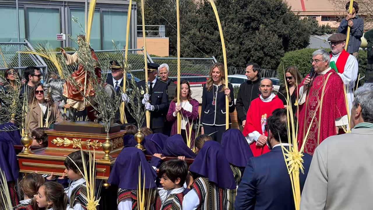 Domingo de ramos procesión