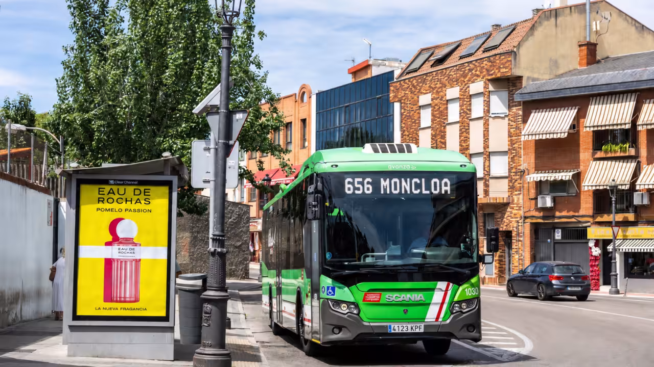 Autobus en Pozuelo